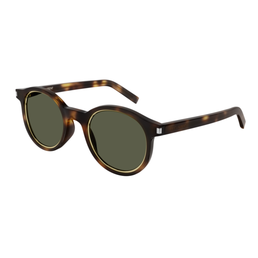 Saint Laurent Sunglass Unisex Havana Havana Green