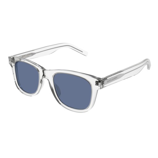 Saint Laurent Sunglass Unisex Crystal Crystal Blue