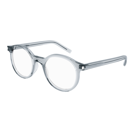 Saint Laurent Optical Frame Unisex Grey Grey Transparent