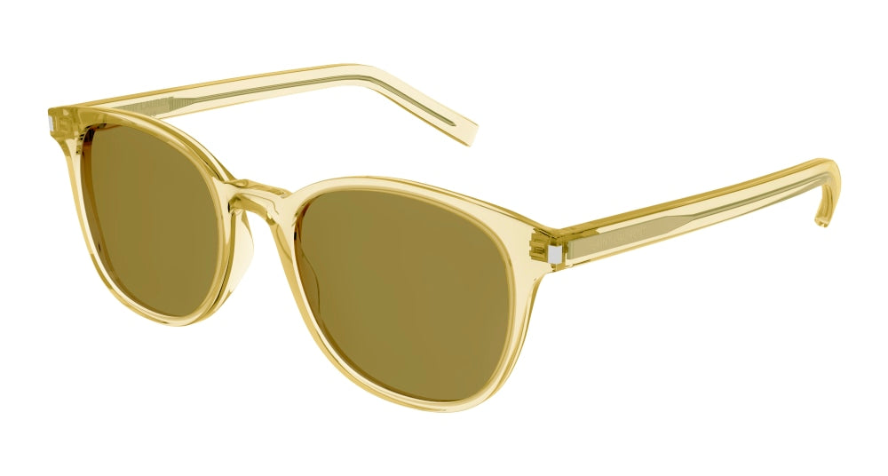 Saint Laurent Sunglass Unisex Yellow Yellow Green