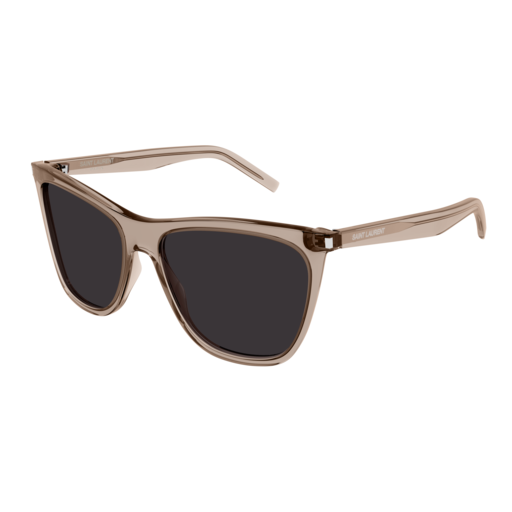 Saint Laurent Sunglass Woman Brown Brown Black