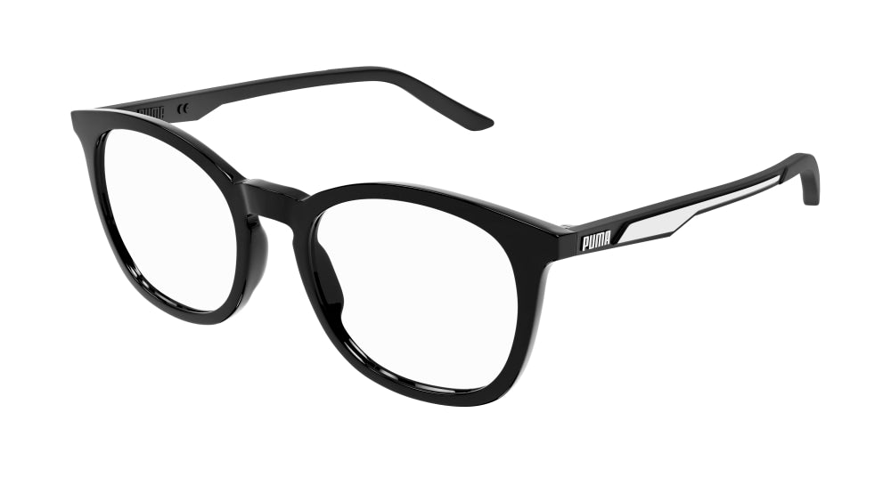 Puma Optical Frame Woman Black Black Transparent