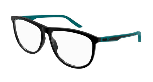 Puma Optical Frame Man Black Green Transparent