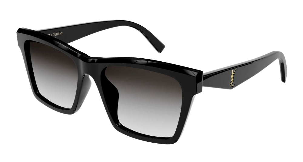 Saint Laurent Sunglass Woman Black Black Grey