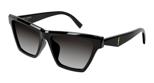 Saint Laurent Sunglass Woman Black Black Grey