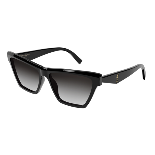 Saint Laurent Sunglass Woman Black Black Grey