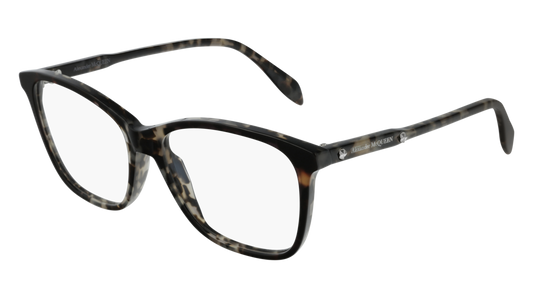 Alexander Mcqueen Optical Frame Woman Havana Havana Transparent