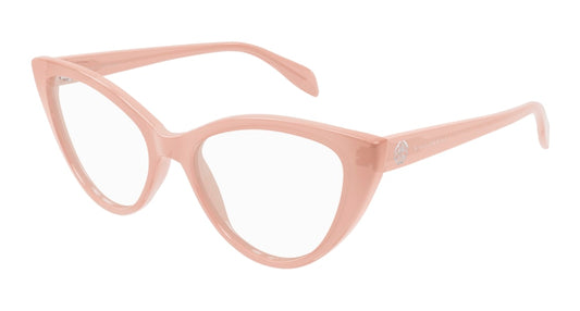 Alexander Mcqueen Optical Frame Woman Pink Pink Transparent