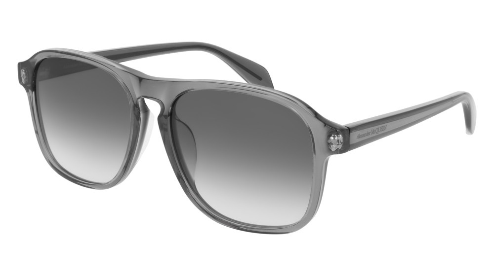 Alexander Mcqueen Sunglass Man Grey Grey Grey