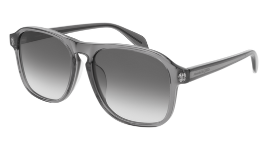 Alexander Mcqueen Sunglass Man Grey Grey Grey