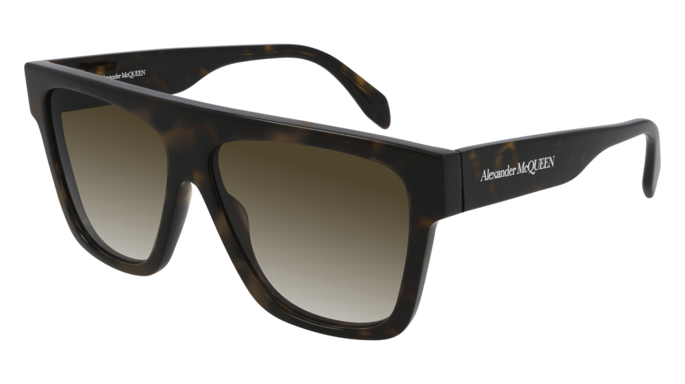 Alexander Mcqueen Sunglass Man Havana Havana Brown