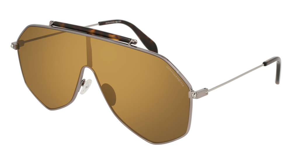 Alexander Mcqueen Sunglass Man Ruthenium Ruthenium Bronze