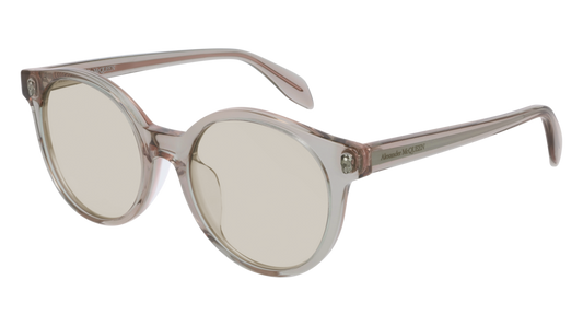 Alexander Mcqueen Sunglass Unisex Beige Beige Brown