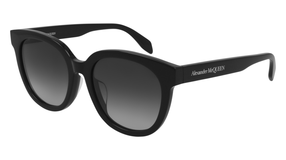 Alexander Mcqueen Sunglass Unisex Black Black Grey