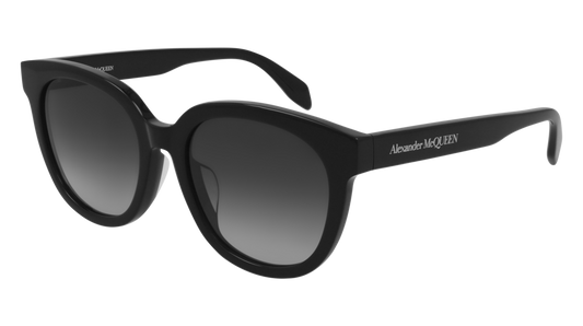 Alexander Mcqueen Sunglass Unisex Black Black Grey