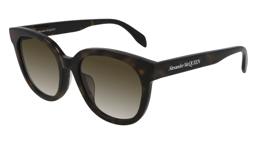 Alexander Mcqueen Sunglass Unisex Havana Havana Brown