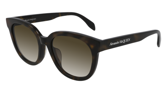 Alexander Mcqueen Sunglass Unisex Havana Havana Brown