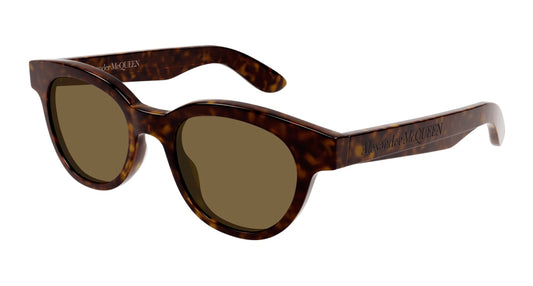 Alexander Mcqueen Sunglass Unisex Havana Havana Brown