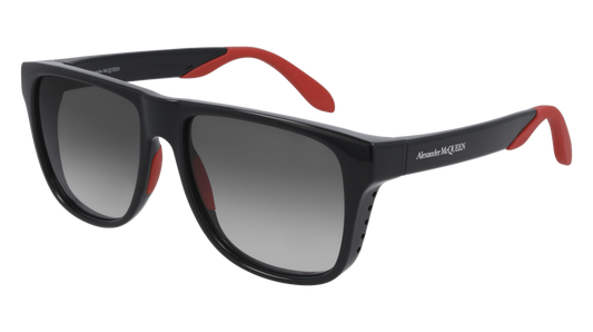 Alexander Mcqueen Sunglass Unisex Black Black Grey