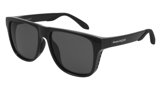 Alexander Mcqueen Sunglass Unisex Black Black Grey