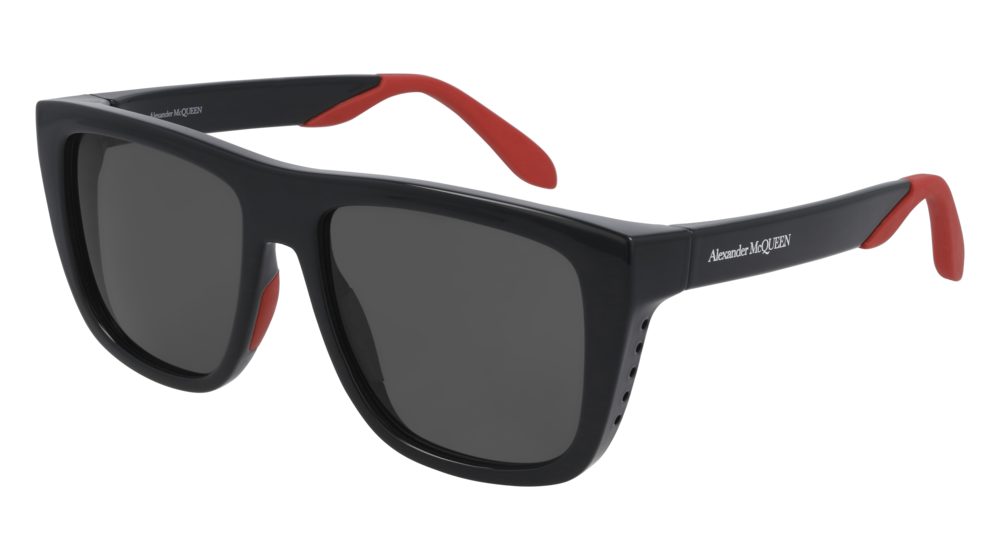 Alexander Mcqueen Sunglass Unisex Black Black Grey