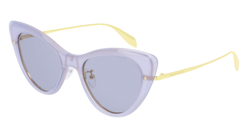 Alexander Mcqueen Sunglass Woman Violet Gold Violet