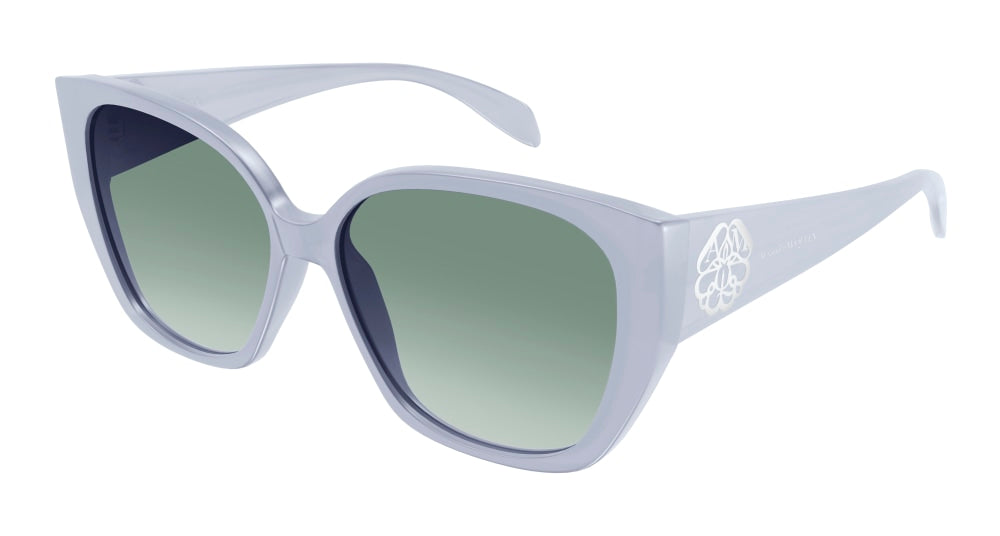 Alexander Mcqueen Sunglass Woman Grey Grey Green