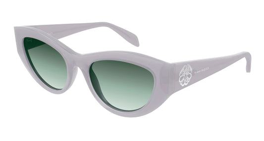 Alexander Mcqueen Sunglass Woman Grey Grey Green