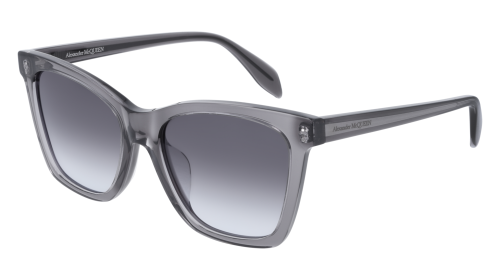 Alexander Mcqueen Sunglass Woman Grey Grey Grey