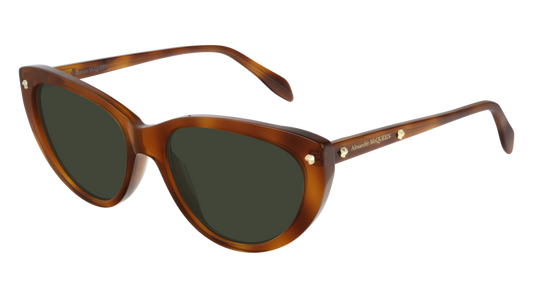 Alexander Mcqueen Sunglass Woman Havana Havana Green