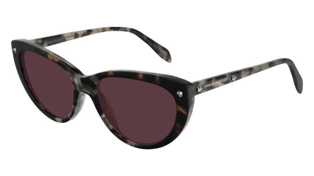 Alexander Mcqueen Sunglass Woman Havana Havana Violet