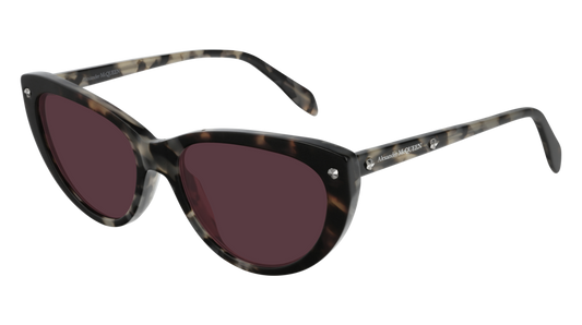 Alexander Mcqueen Sunglass Woman Havana Havana Violet