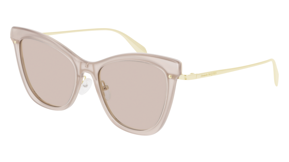 Alexander Mcqueen Sunglass Woman Nude Gold Pink