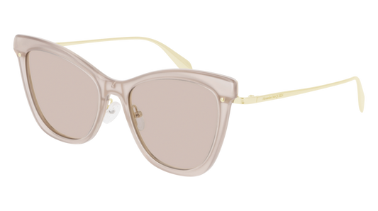 Alexander Mcqueen Sunglass Woman Nude Gold Pink