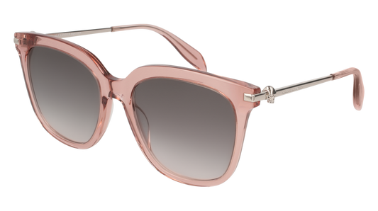 Alexander Mcqueen Sunglass Woman Pink Silver Grey