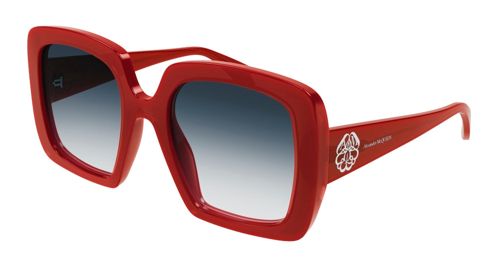 Alexander Mcqueen Sunglass Woman Red Red Blue