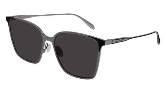 Alexander Mcqueen Sunglass Woman Ruthenium Ruthenium Grey