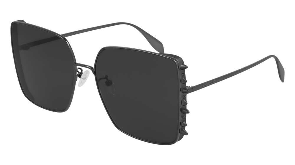 Alexander Mcqueen Sunglass Woman Ruthenium Ruthenium Grey