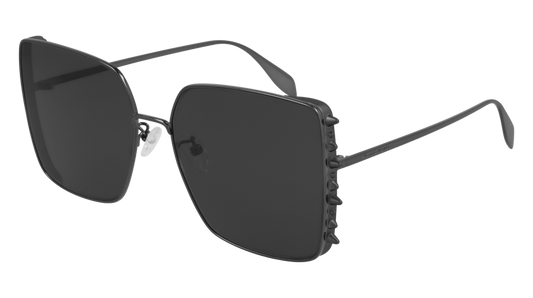 Alexander Mcqueen Sunglass Woman Ruthenium Ruthenium Grey