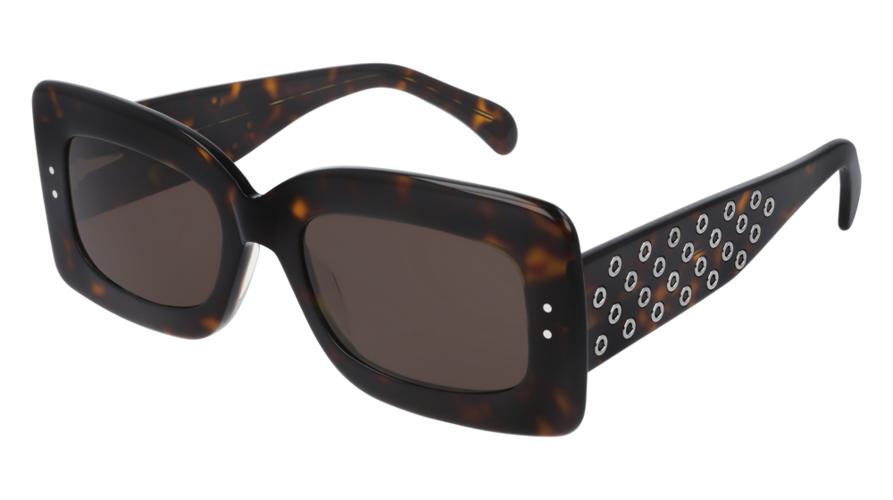 Azzedine Alaia Sunglass Woman Havana Havana Brown