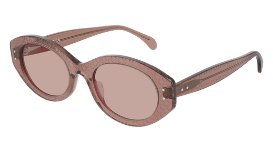 Azzedine Alaia Sunglass Woman Nude Nude Pink