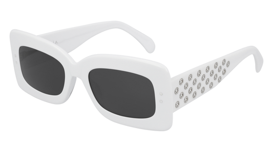 Azzedine Alaia Sunglass Woman White White Grey