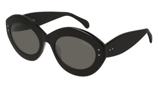 Azzedine Alaia Sunglass Woman Black Black Grey