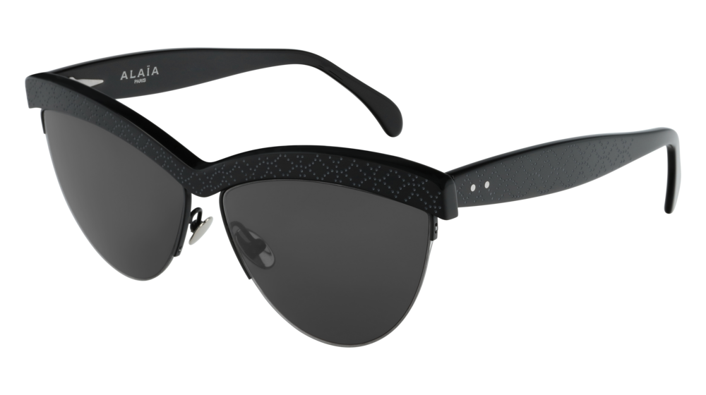 Azzedine Alaia Sunglass Woman Black Black Grey