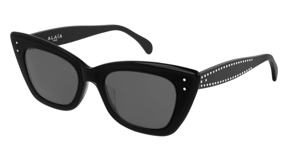 Azzedine Alaia Sunglass Woman Black Black Grey