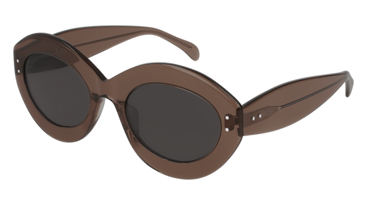 Azzedine Alaia Sunglass Woman Brown Brown Grey