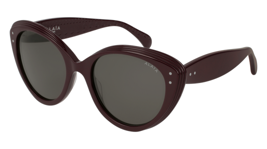 Azzedine Alaia Sunglass Woman Burgundy Burgundy Grey