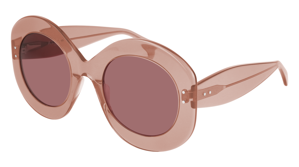 Azzedine Alaia Sunglass Woman Nude Nude Red