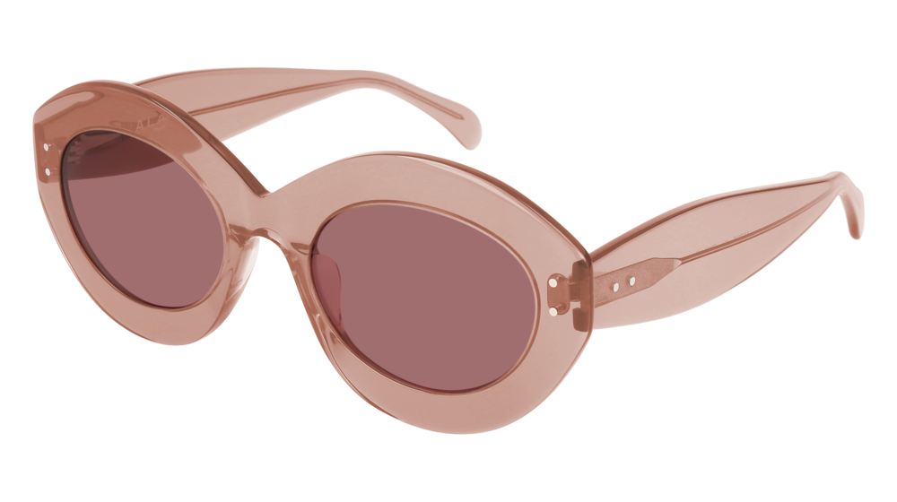 Azzedine Alaia Sunglass Woman Nude Nude Red