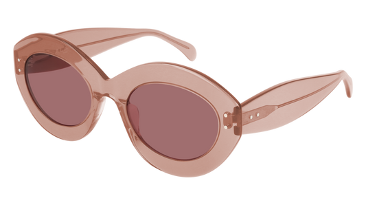 Azzedine Alaia Sunglass Woman Nude Nude Red